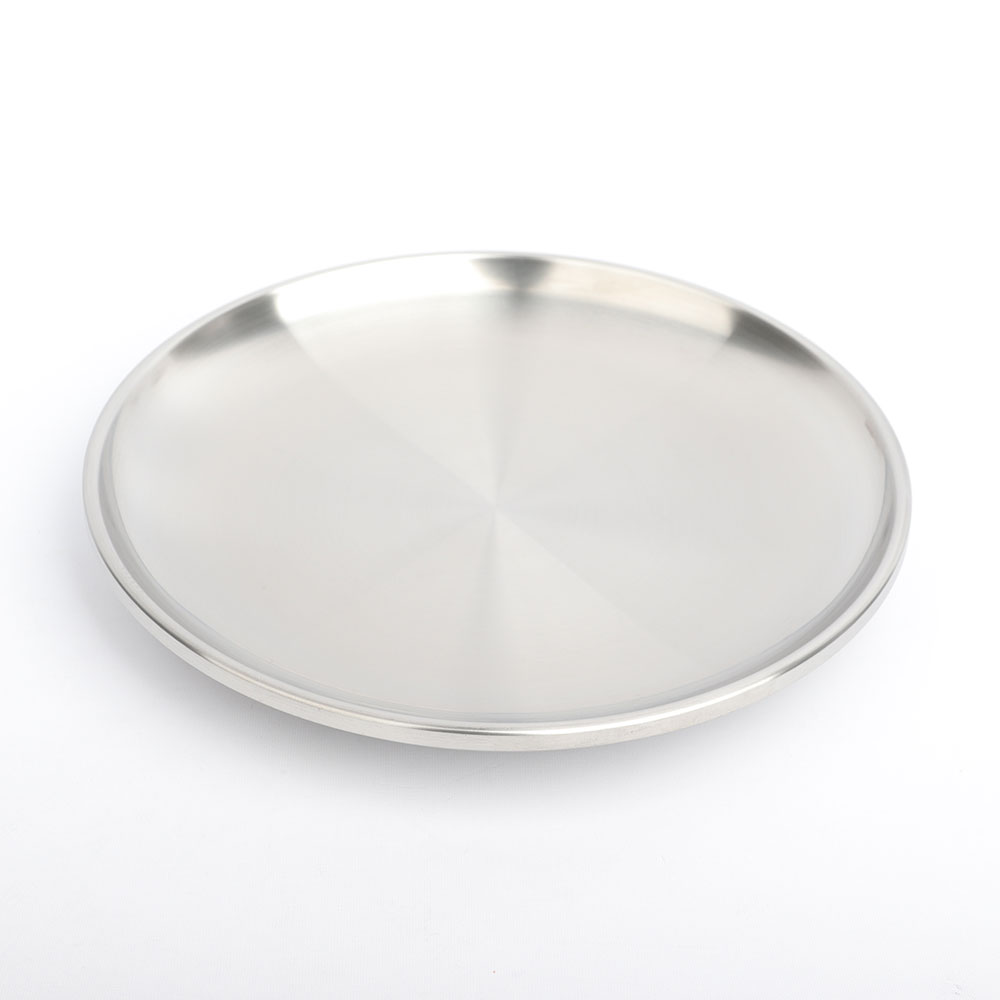 [단일] sw 스텐 이중 접시 8경 (지름197) 바 스텐 접시 원형 앞접시