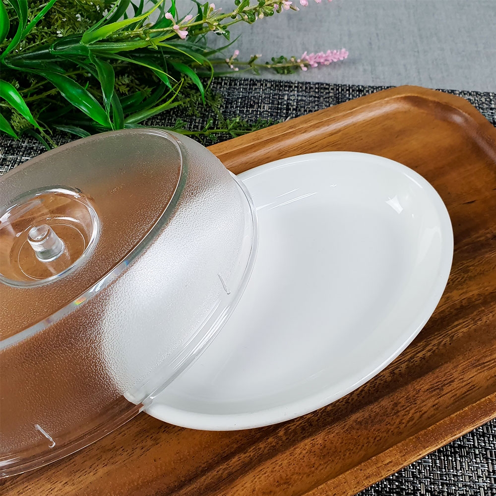 pc 병원 생선 접시 백색 담품 식기 식당 업소용 환자용 그릇