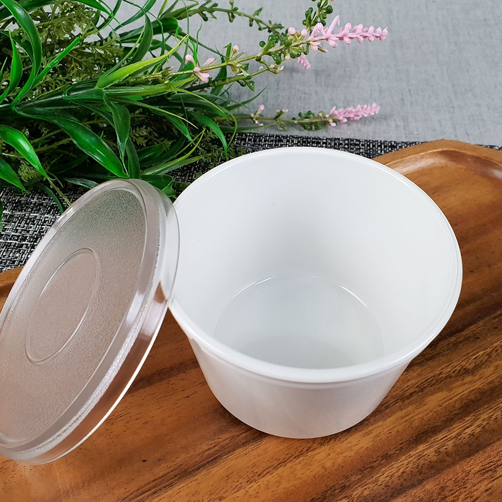 pc 병원 죽 그릇 뚜껑 단품 식기 밥 공기 식당 업소용 환자용