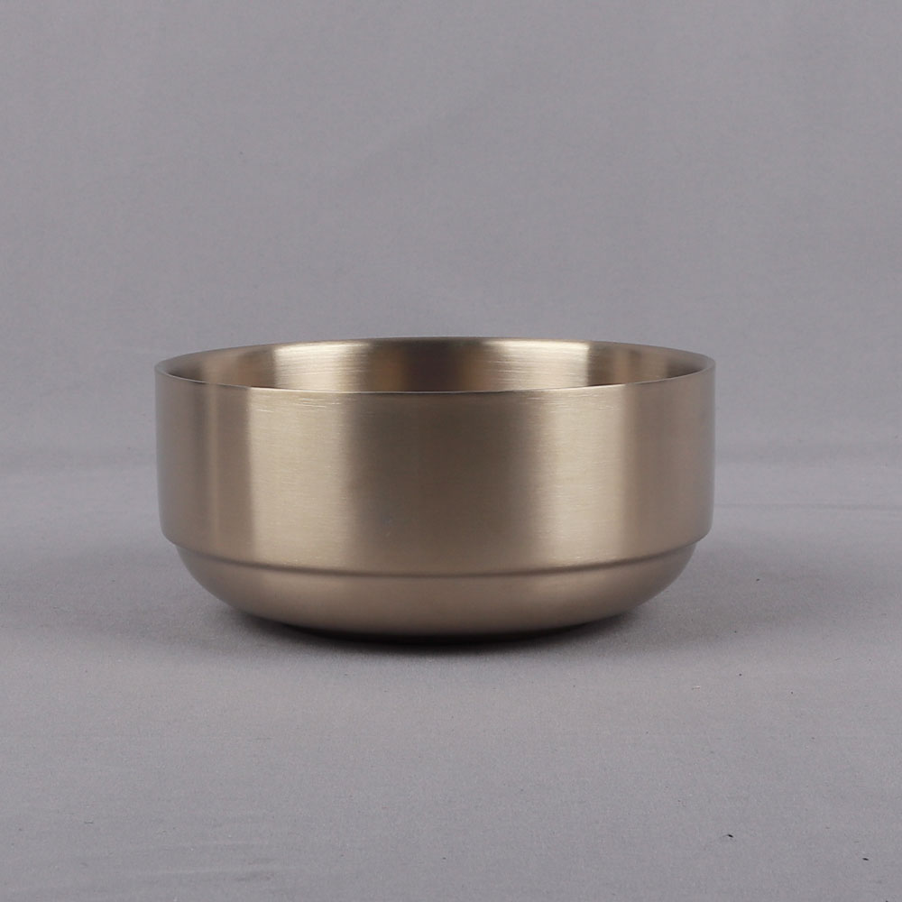 [단일] 티타늄 이중 탕기 15.8 대접 스텐 그릇 국 탕 그릇