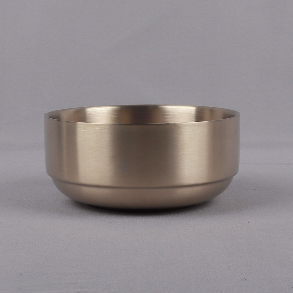 [단일] 티타늄 이중 탕기 17 대접 스텐 그릇 국 탕 그릇