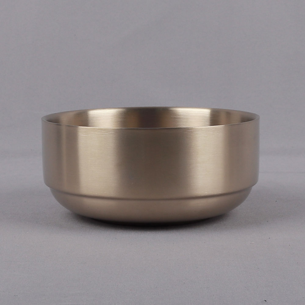 [단일] 티타늄 이중 탕기 18 대접 스텐 그릇 국 탕 그릇