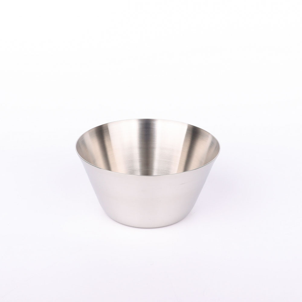 [단일] 미리 샐러드 볼 중 (지름127) 바 스텐 빙수볼 업소용 그릇