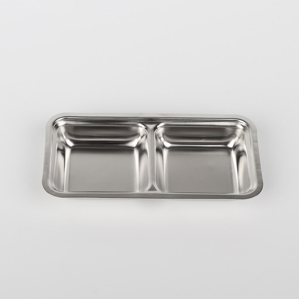 [단일] 사각 양념 1-2구 (74x146) 바 스텐 나눔 접시 소스 양념
