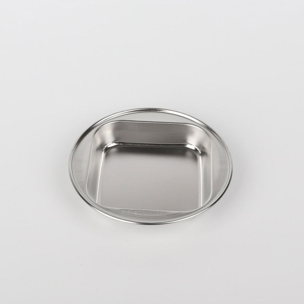 [단일] 간식 접시 1구 (136x136) 바 스텐 나눔 간식 양념