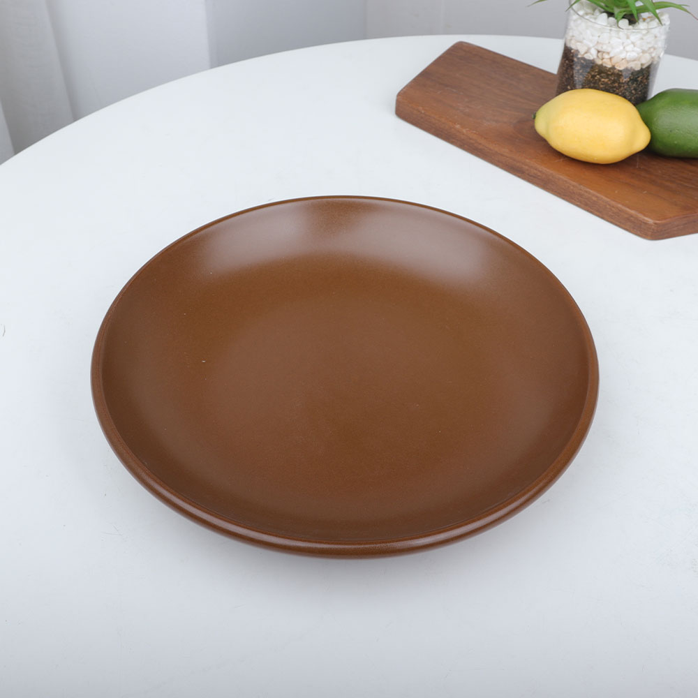 [단일] 경산 찜접시 자연유 31.3cm 소 세라믹 도자기 세라믹 업소용