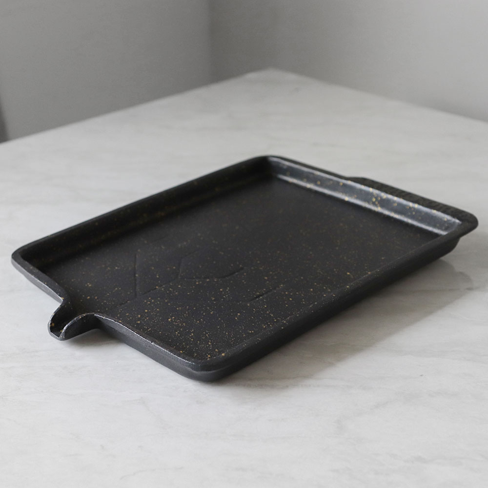 SG 업소용 고기불판 국산 삼겹살 주물 구이판 사각 인덕션 맛자연석 VV IH 280mm