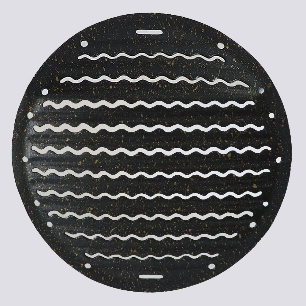 [단일] SG 업소용 불판 숯불 330mm 파도 맛구이 국산 구이 고기 삼겹살불판 양은 주물