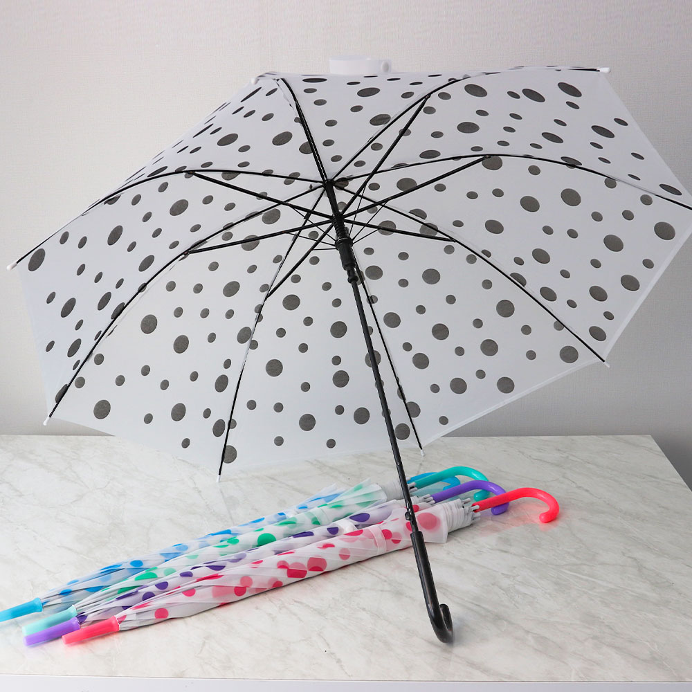 omgkitchen 반투명 우산 비닐 땡땡이