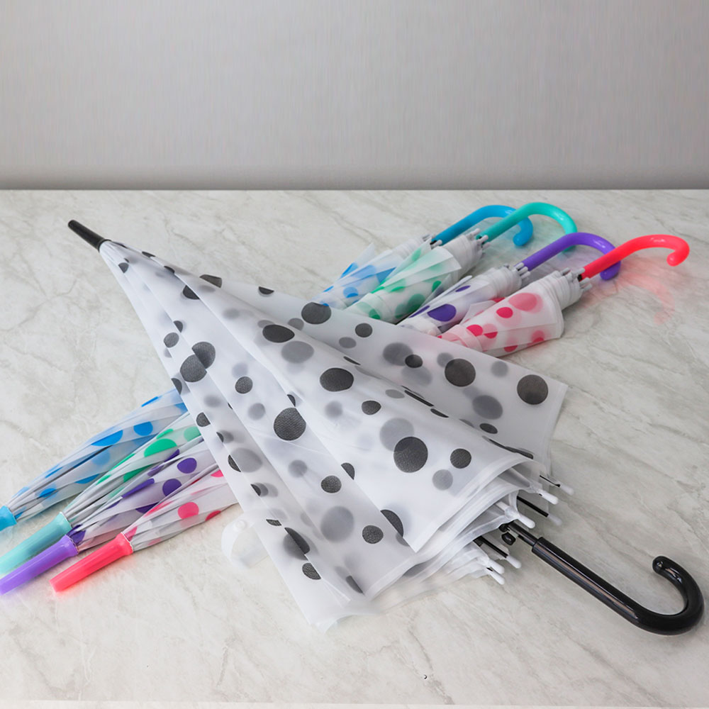 omgkitchen 반투명 우산 비닐 땡땡이