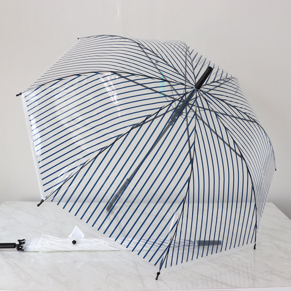 omgkitchen 투명 우산 비닐 스트라이프
