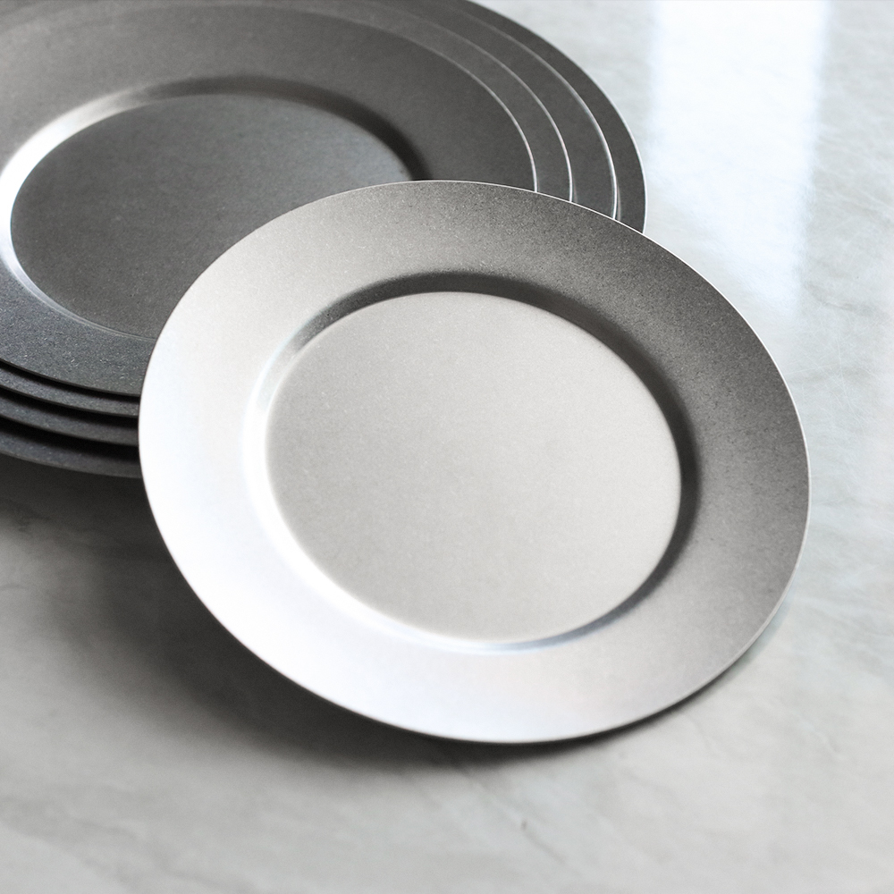 빈티지 스텐 올드 엔틱 식기 원접시 카페 캠핑 DS 양식 접시 AA 5061