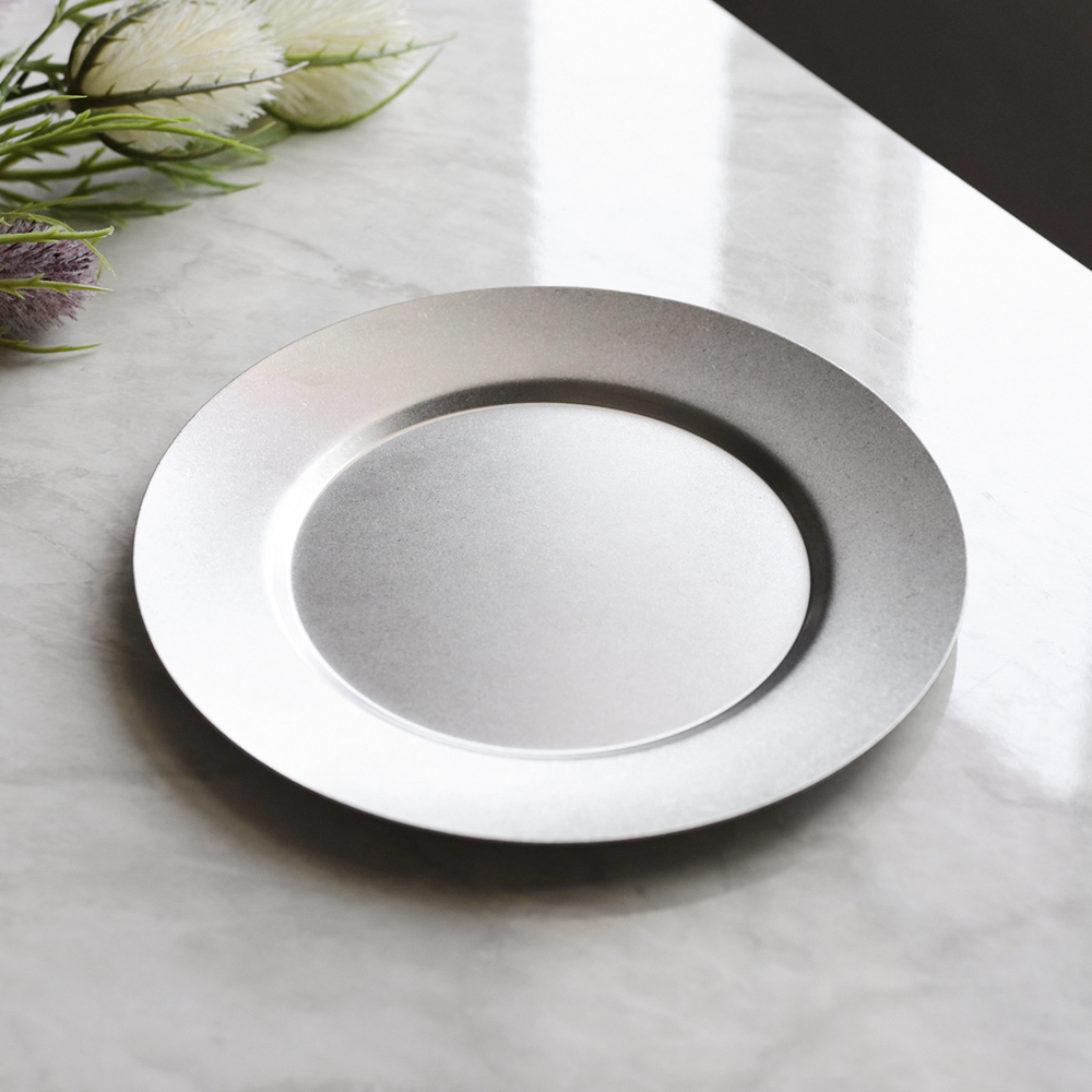 [단일] 빈티지 스텐 DS 양식 접시 5062 19cm 올드 엔틱 식기 카페 캠핑