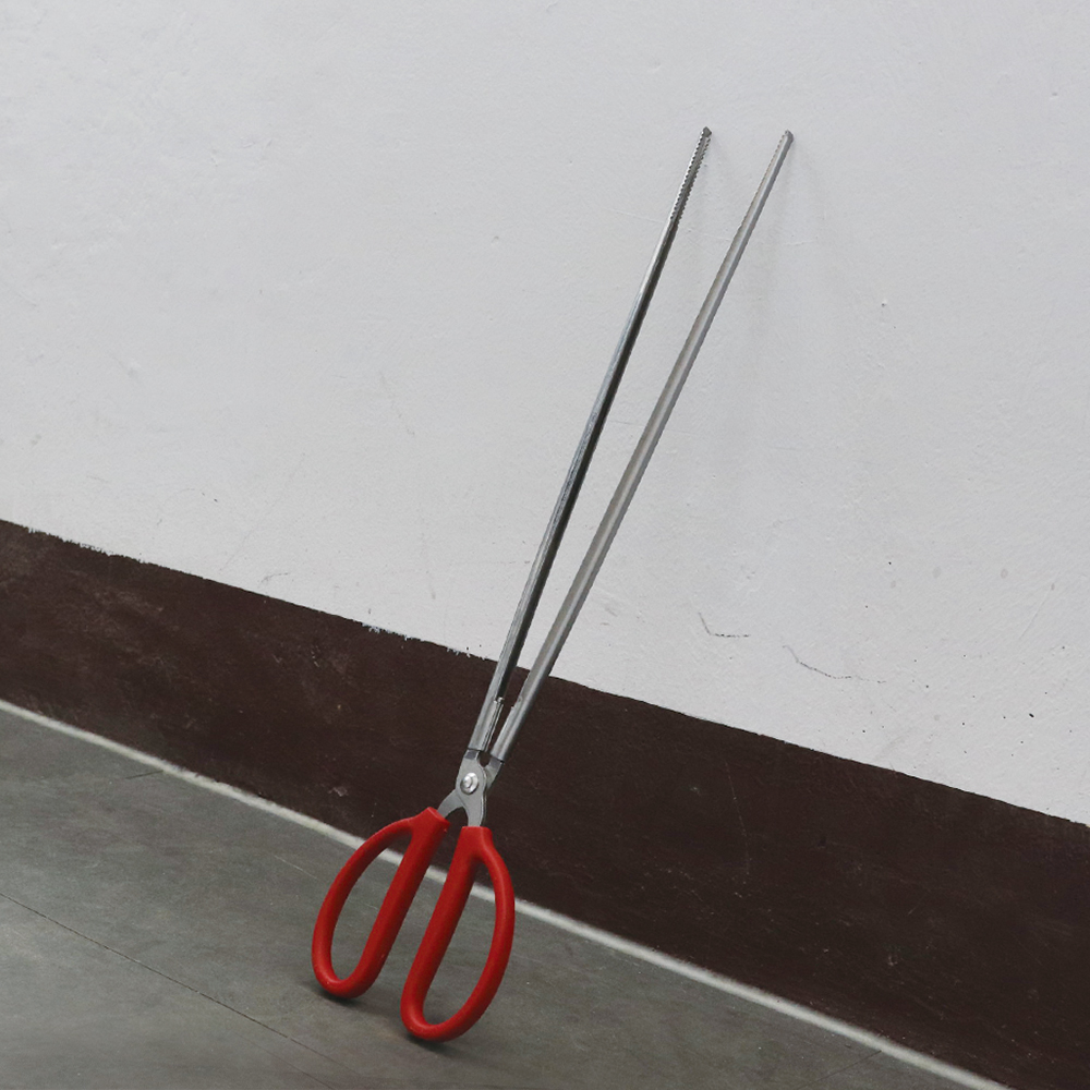 [단일] DS 악어 가위 집게 52cm 가위형 집게 톱니 장어 미꾸라지 긴 집게 대게 고기 업소용