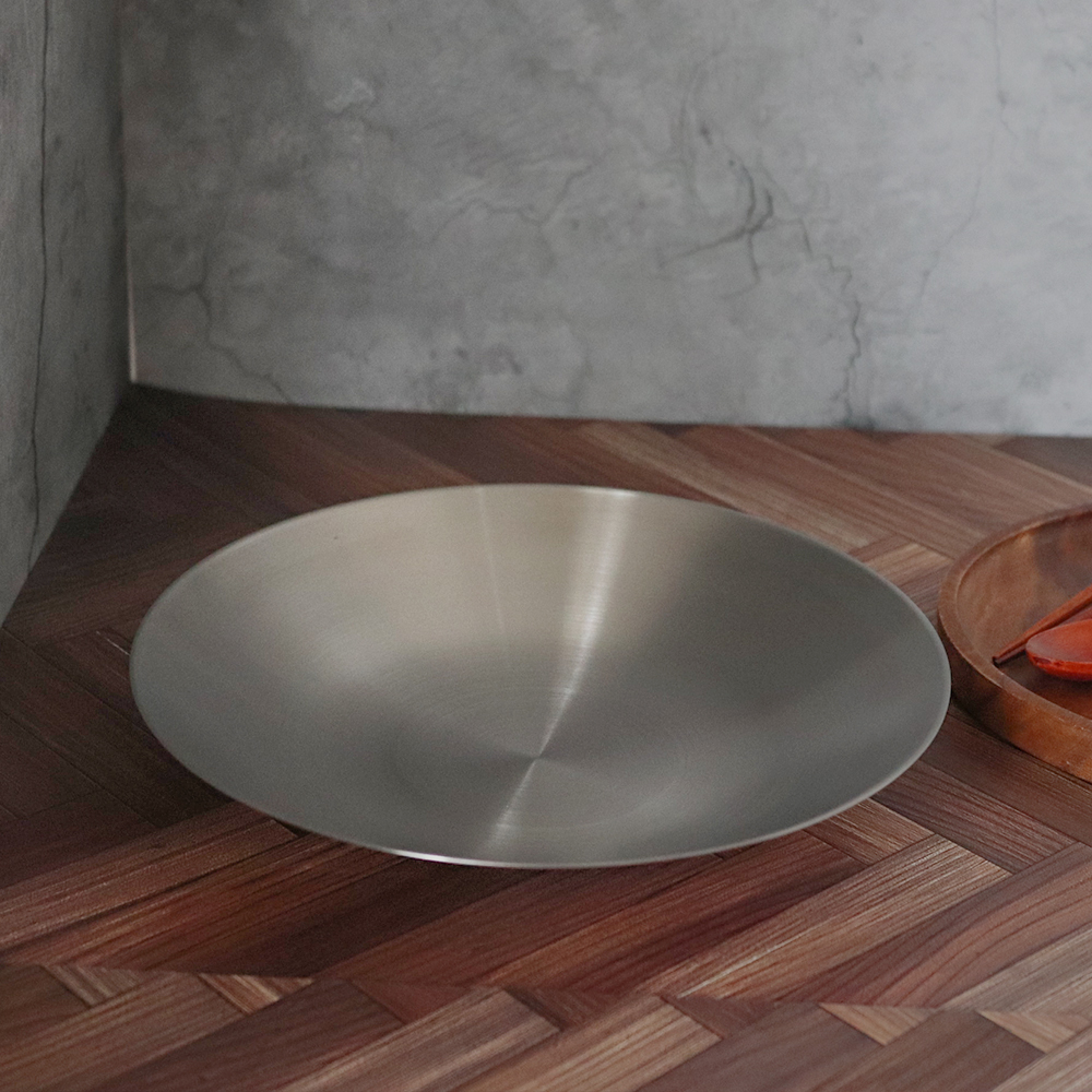 [단일] DS 304 스텐 샤틴 요리 접시볼 1호 310 볼 그릇 대형 메인요리 디쉬 뷔페