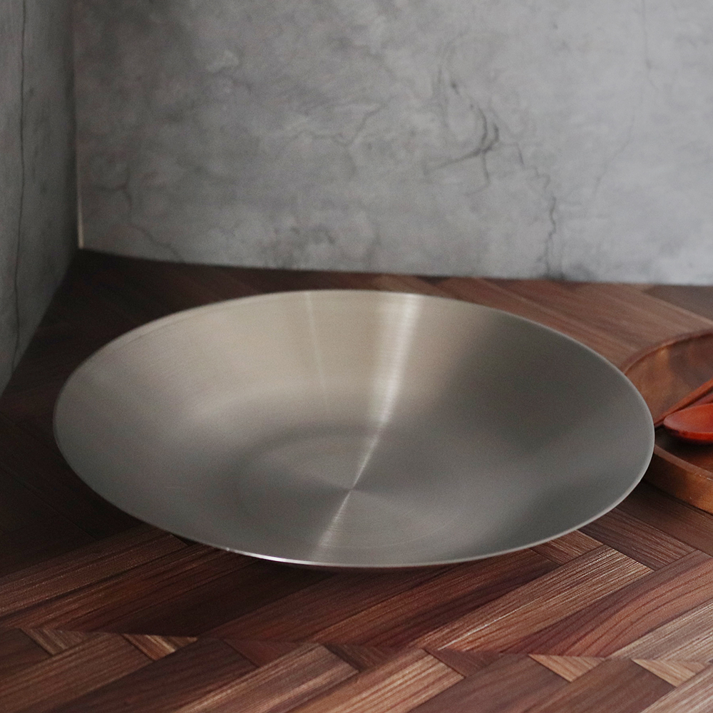 [단일] DS 304 스텐 샤틴 요리 접시볼 2호 350 볼 그릇 대형 메인요리 디쉬 뷔페