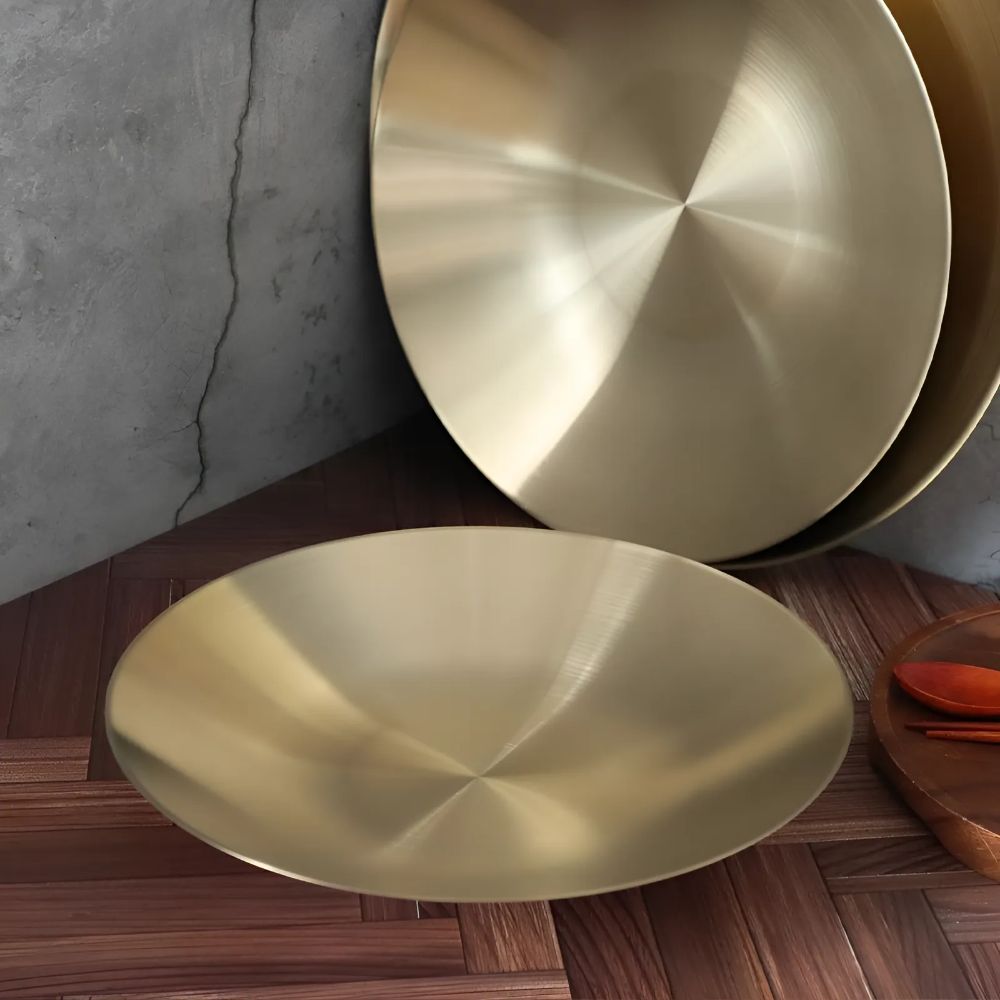 DS 304 스텐 볼 그릇 대형 메인요리 디쉬 뷔페 티타늄 요리 접시볼 AA 1호