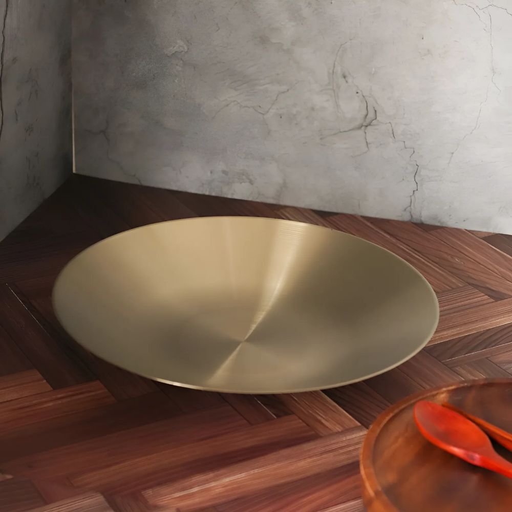 [단일] DS 304 스텐 티타늄 요리 접시볼 1호 310 볼 그릇 대형 메인요리 디쉬 뷔페