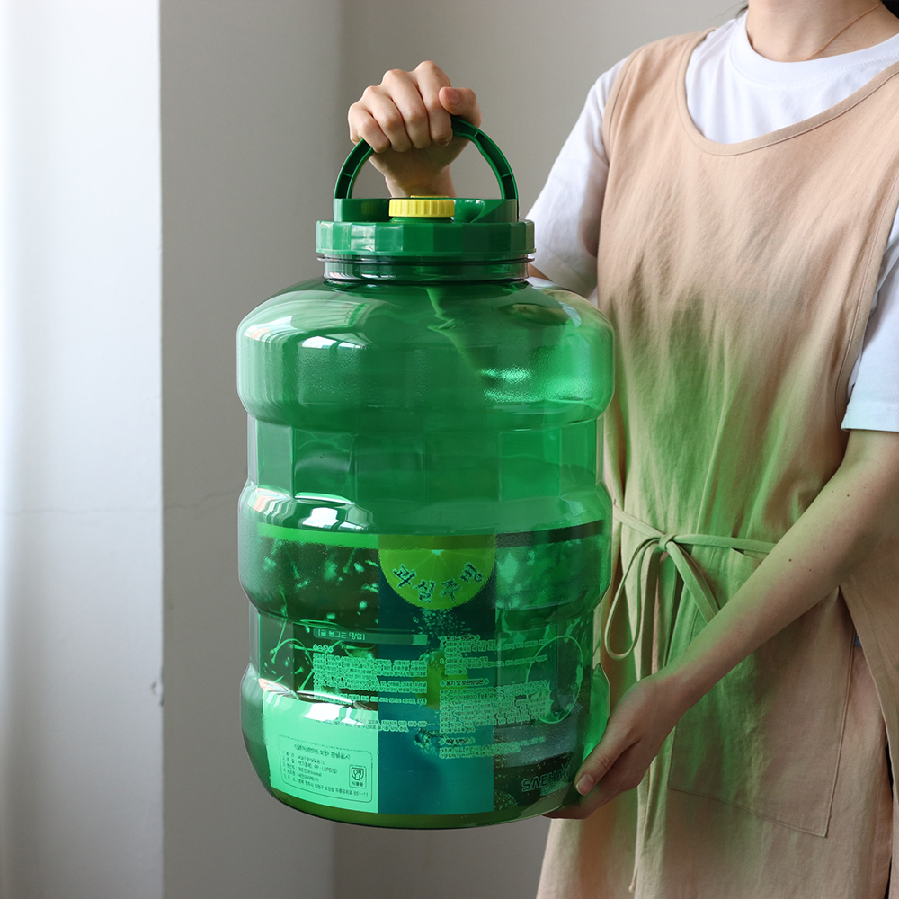 담금주통 PET 그린 매실통 20L 6개 1박스 VV 매실병 플라스틱