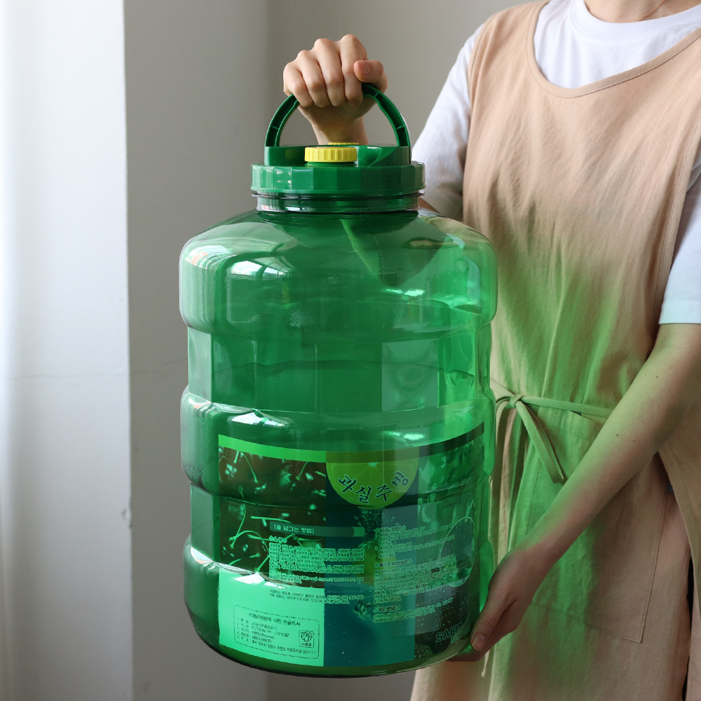 담금주통 PET 그린 매실통 25L 6개 1박스 VV 매실병 플라스틱