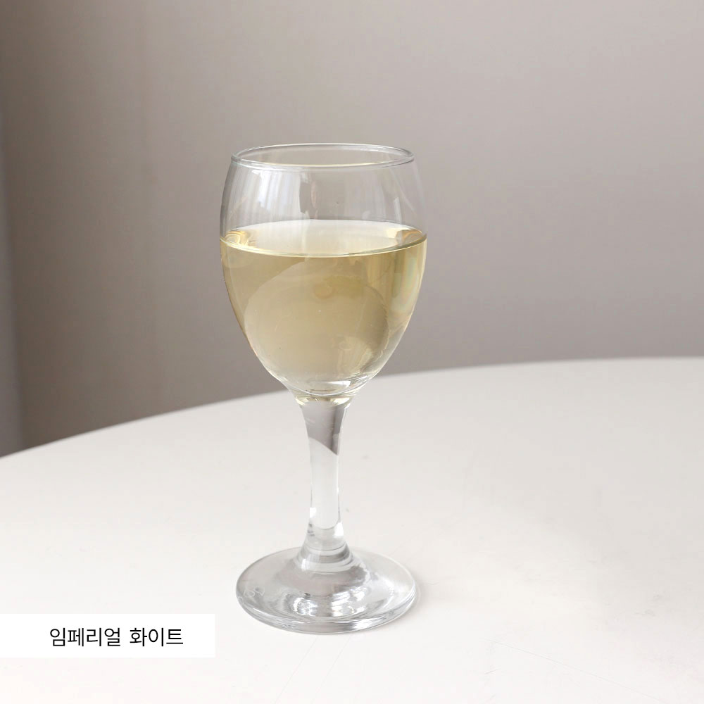 에노테카 고급 와인잔 고블렛잔 샴페인잔 2P 세트 화이트 omg 440ml