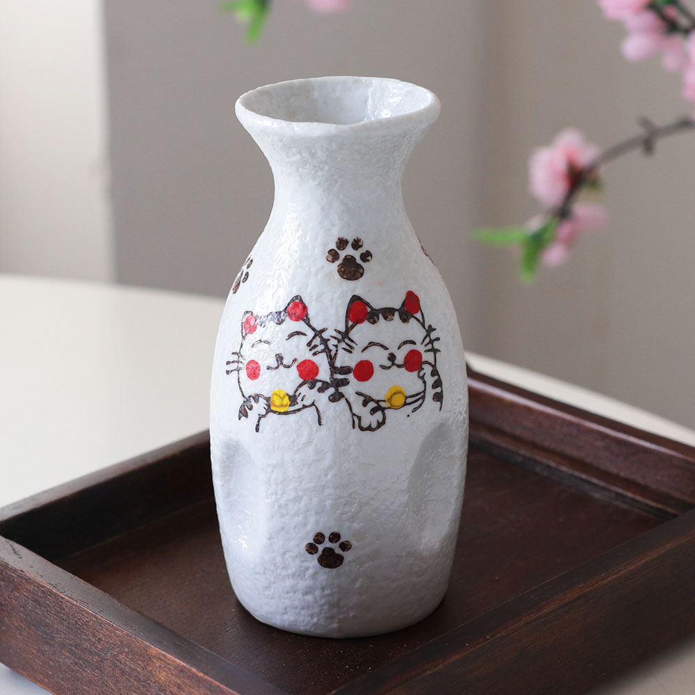 도쿠리 사케병 일본 술병 일식 하이토-322 야옹 독구리 230ml VV