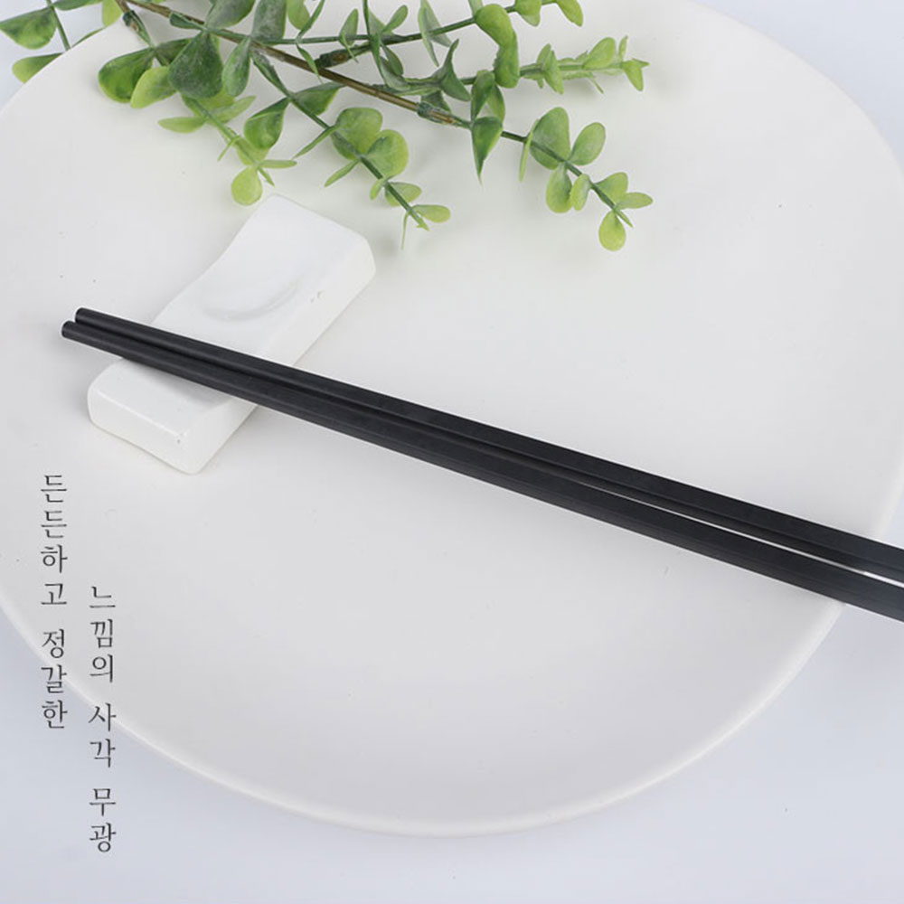 DS 사각 무광 젓가락 1벌 VV 멜라민 젓가락 고급 경량 한식 일식 중식