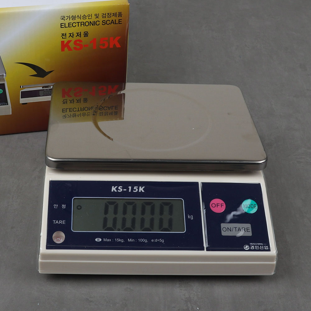 경인 전자 저울 KS-2000 AA 대용량 계량저울 전자저울 교육용 가정용 업소용 베이킹
