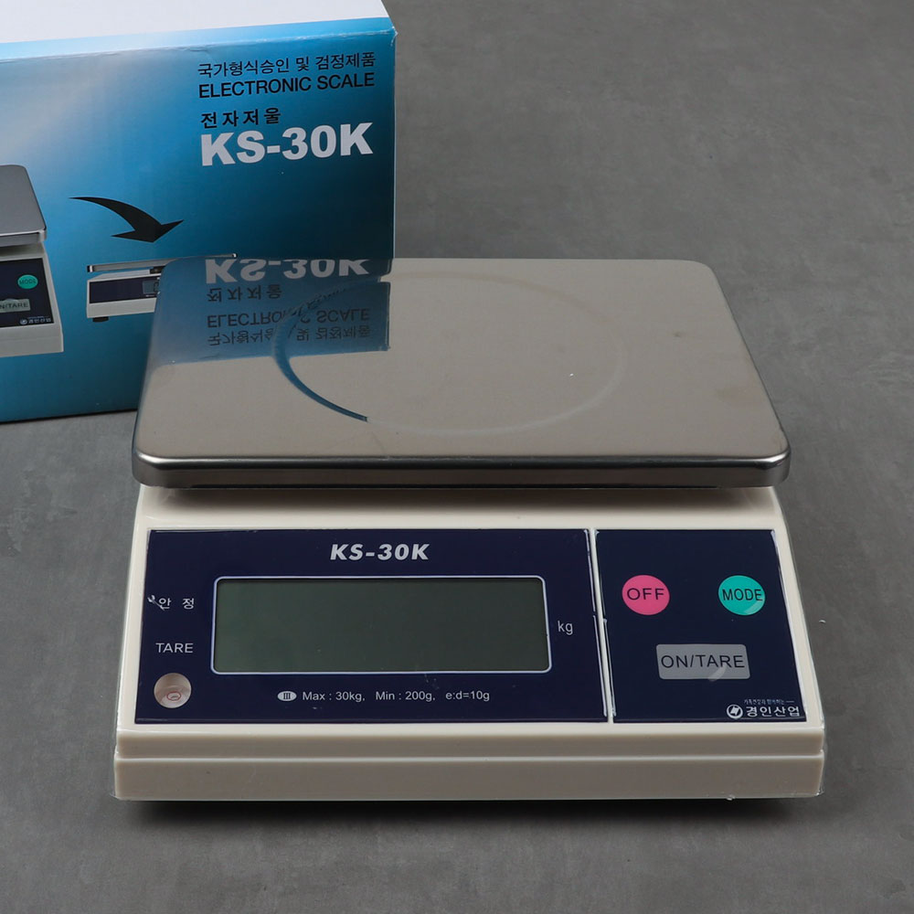 경인 전자 저울 KS-2000 AA 대용량 계량저울 전자저울 교육용 가정용 업소용 베이킹