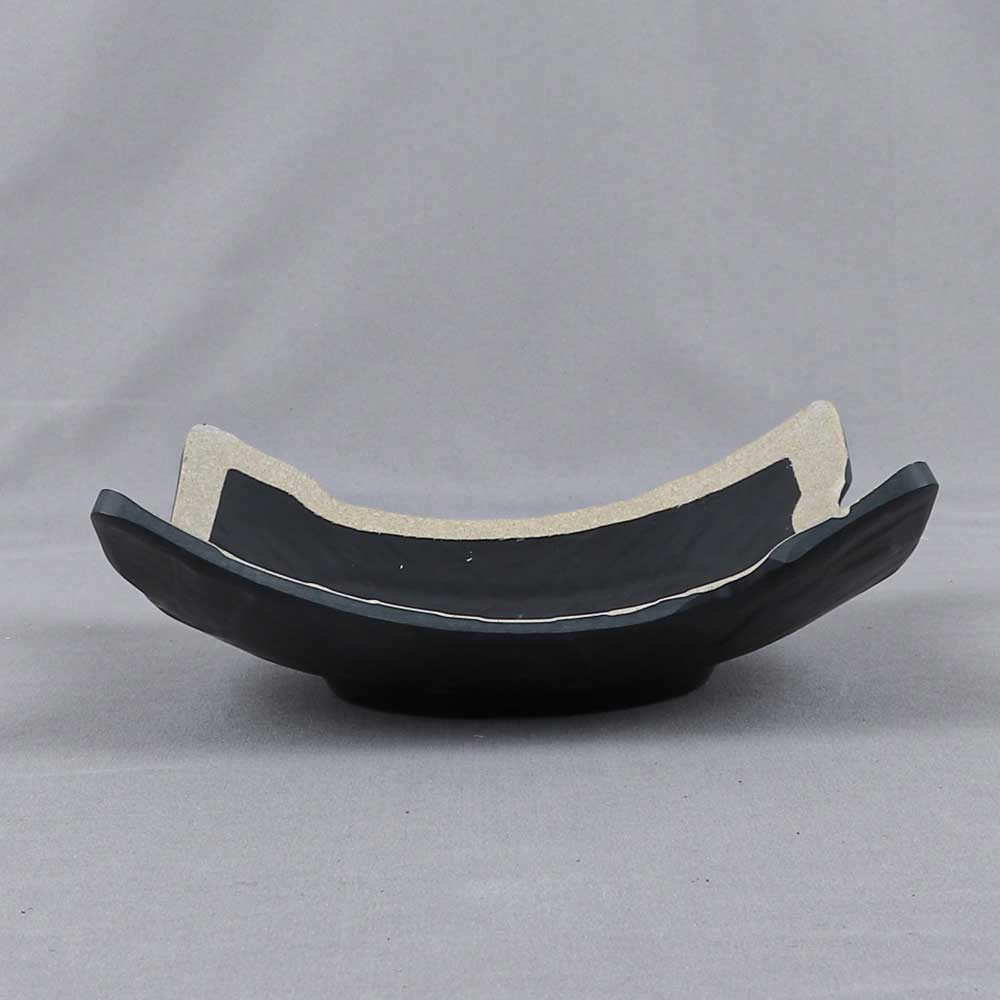DS 앤틱블랙 돌무늬 날개 정사각 접시 소 6522-1 BB 멜라민그릇 다용도접시 업소용그릇