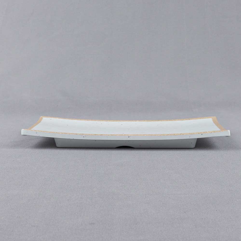 [단일] DS 앤틱 조선백자 돌무늬 장 직사각 접시2호 5558 멜라민그릇 다용도 접시 업소용그릇