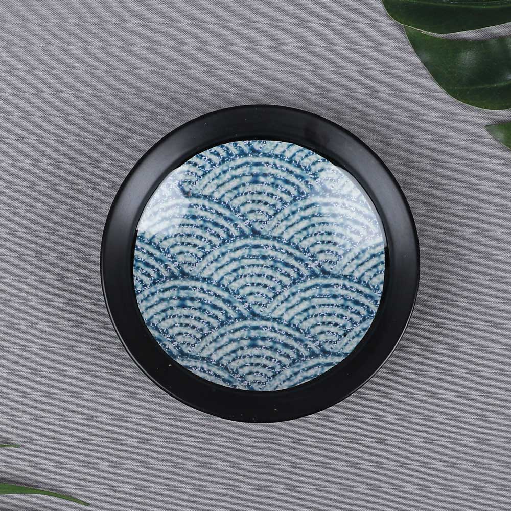 DS 일식 파도W 4.5 7458 UU 멜라민그릇 앞접시 반찬기