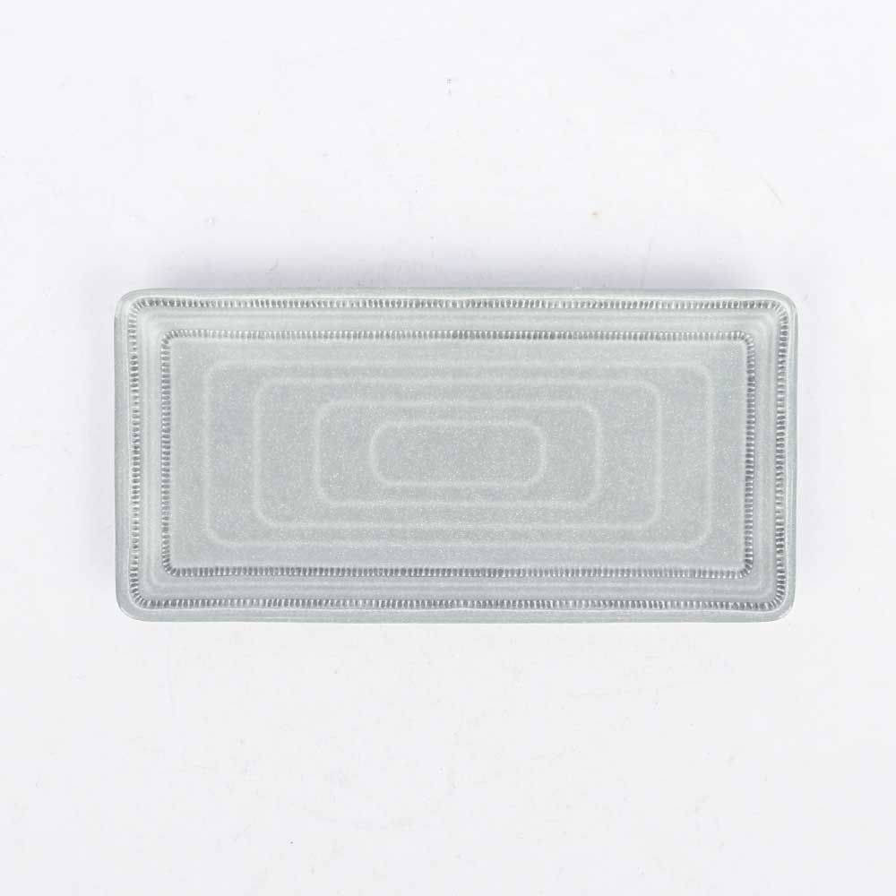 [DS단일] DS 프린스 사각 생선접시 2호 DS-7737 회색 직사각접시 김밥