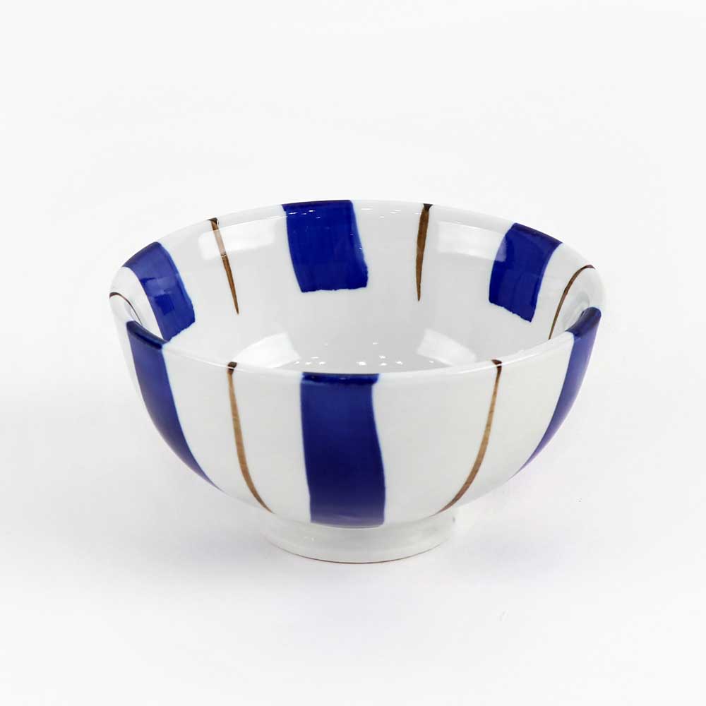 [YK 도자기] CM-263 파란줄 공기 업소용 밥그릇 UU