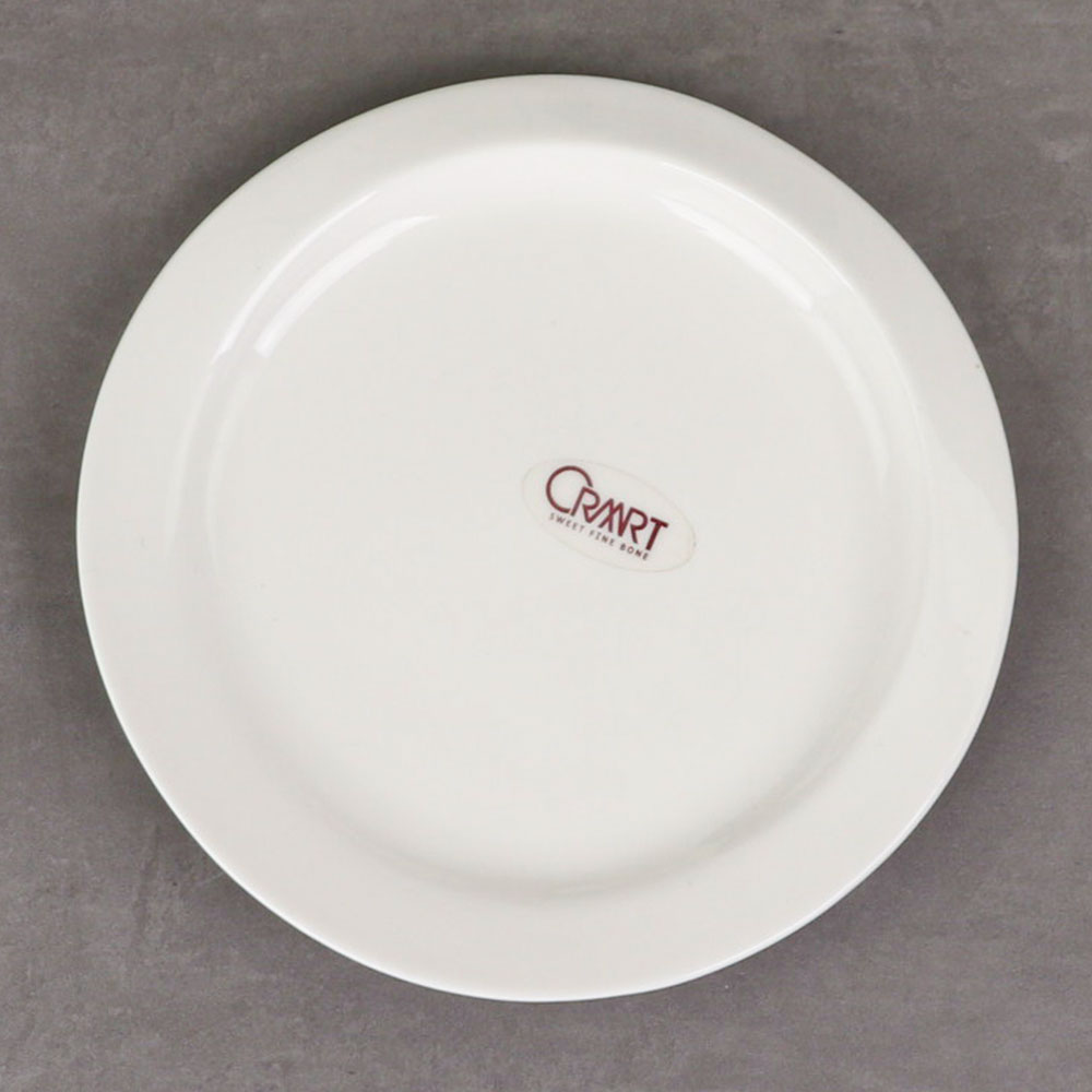 크레아트 웨이브 원 접시 EA0030-4 도자기 그릇 화이트 접시