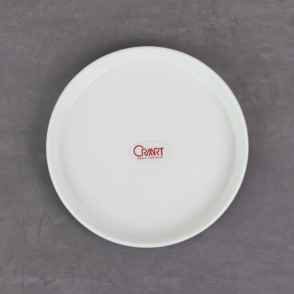 크레아트 원접시 A1357-055 도자기 그릇 화이트