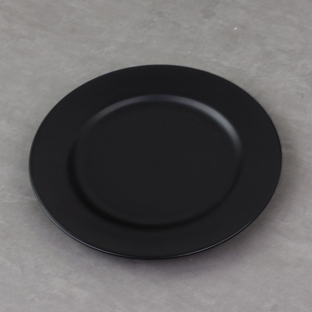 크레아트 블랙 무광 양식 6 도자기 그릇