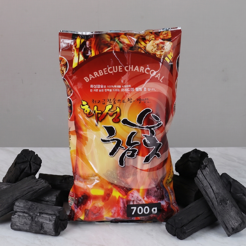 화성 참 숯 700g VV 바베큐 고기 구이용 캠핑