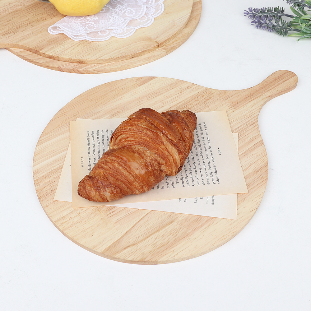 [단일] 피자 보드 8T 270 플레이팅 빵 도마 우드 손잡이 서빙