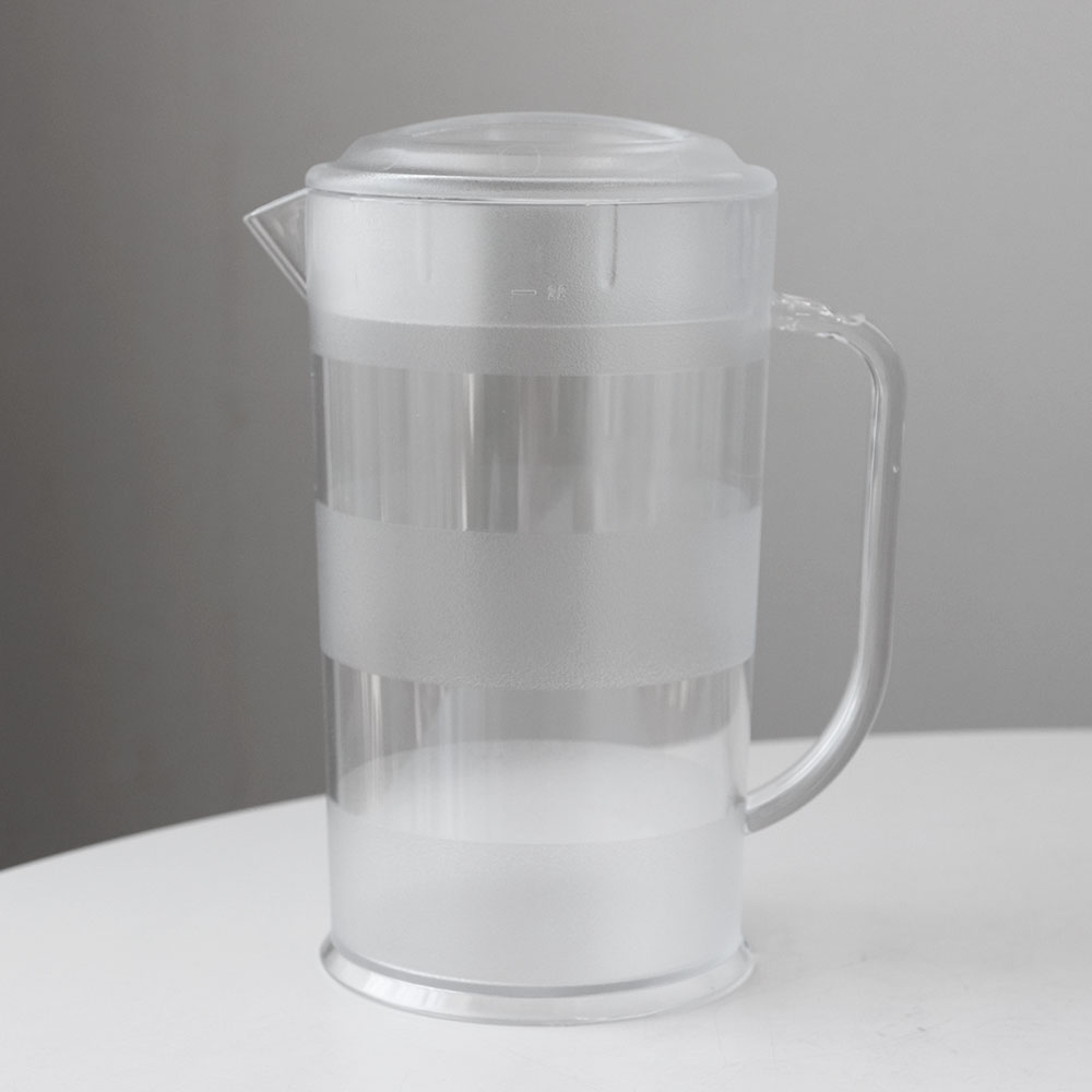 [단일] PC 워터 포트 2000ml 냉장고 물병 손잡이 플라스틱 물통