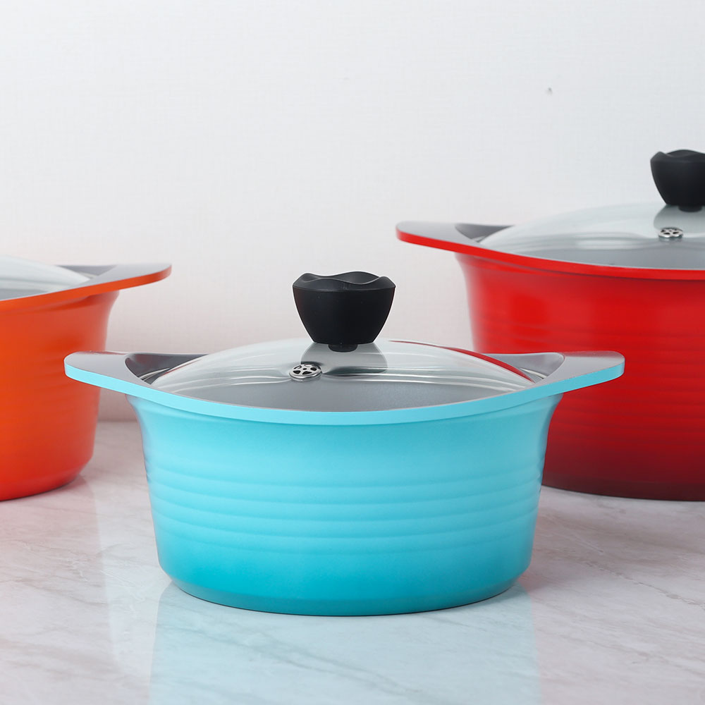 알루아트 IH 인덕션 세라믹 양수 냄비 주물 이유식 AA 20cm