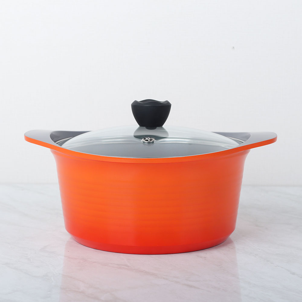 [단일] 알루아트 IH 세라믹 양수 냄비 24cm 주물 대형 인덕션