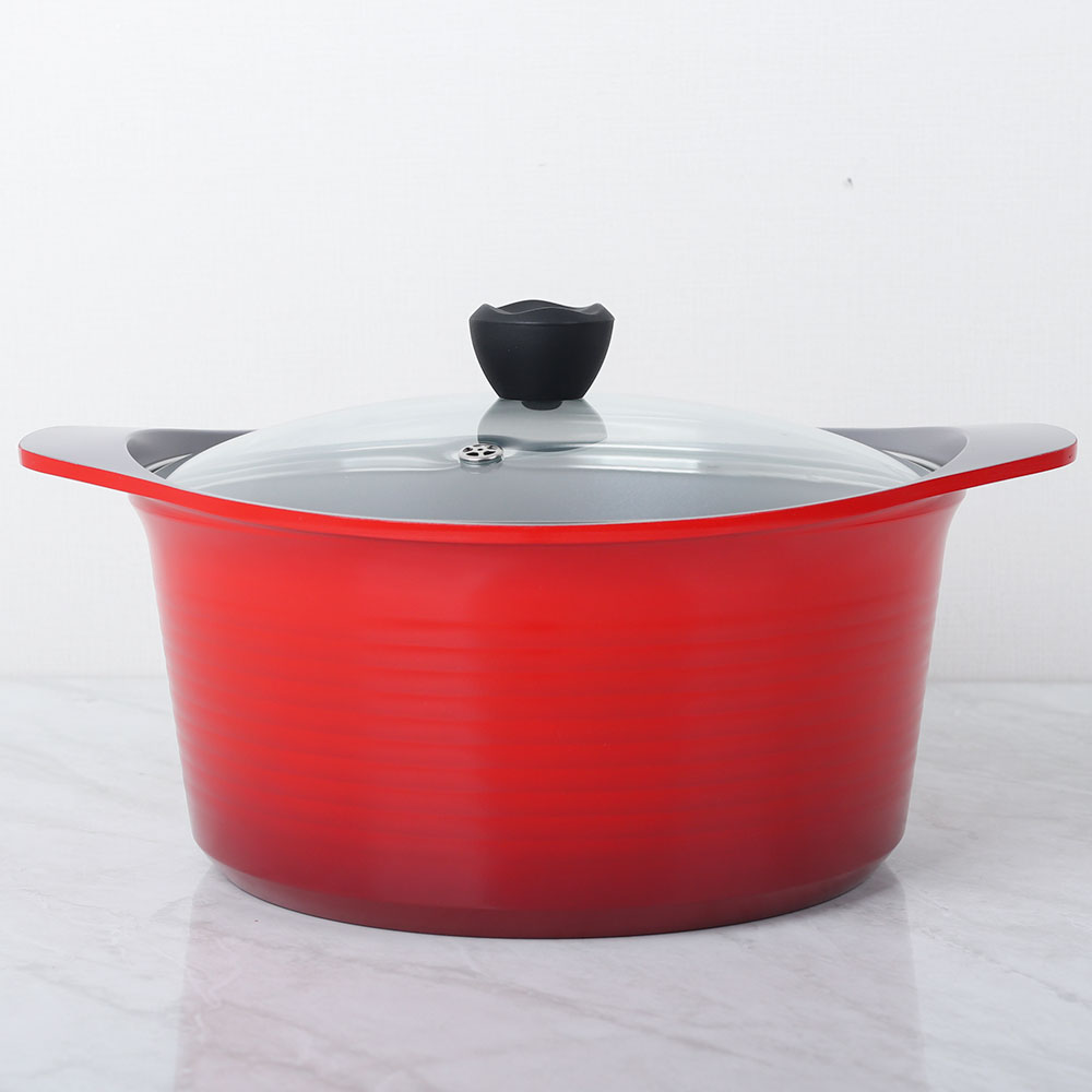 [단일] 알루아트 IH 세라믹 양수 냄비 28cm 주물 대형 국솥