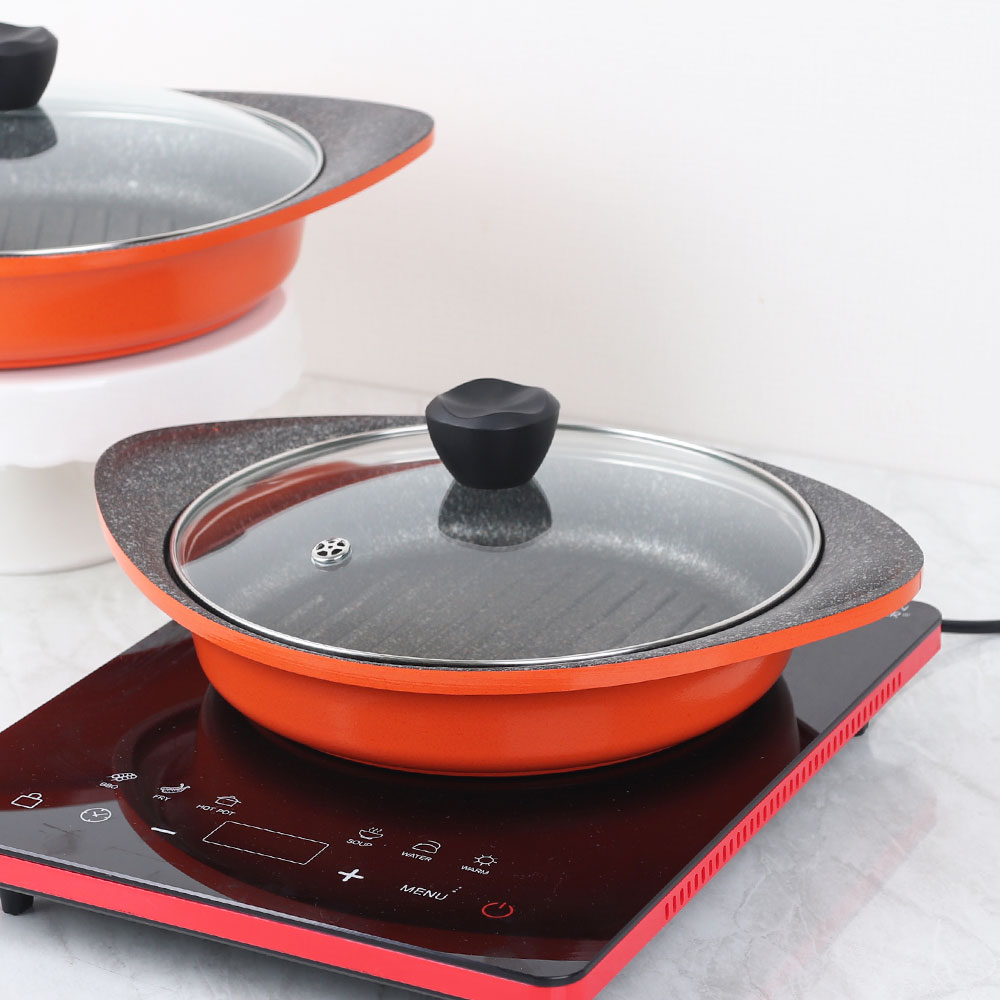 알루아트 IH 세라믹 멀티팬 인덕션 전골 냄비 찌개 AA 24cm