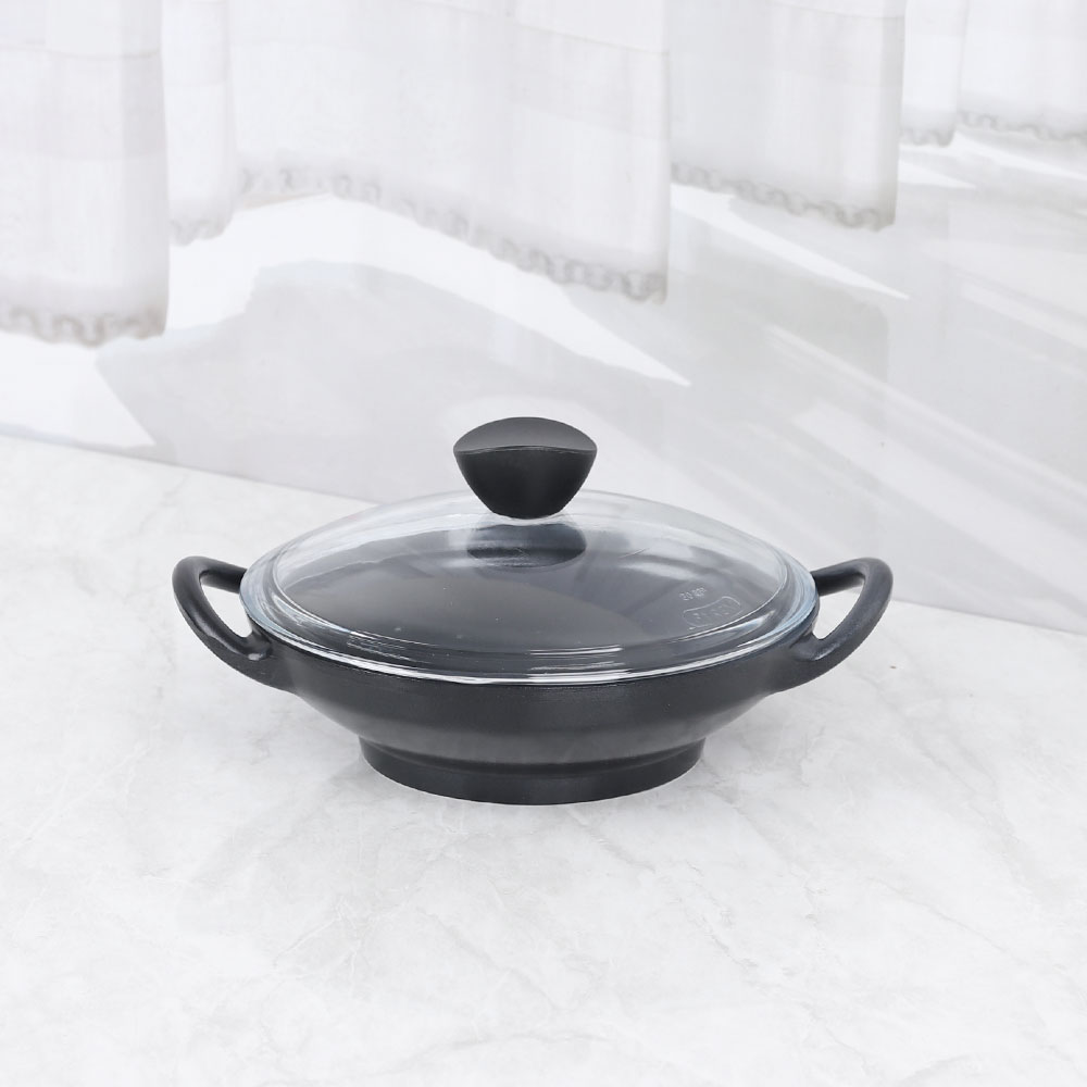 [단일] 알루아트 세라믹 양수웍 20cm 전골 냄비 나베 코팅 찌개 미니