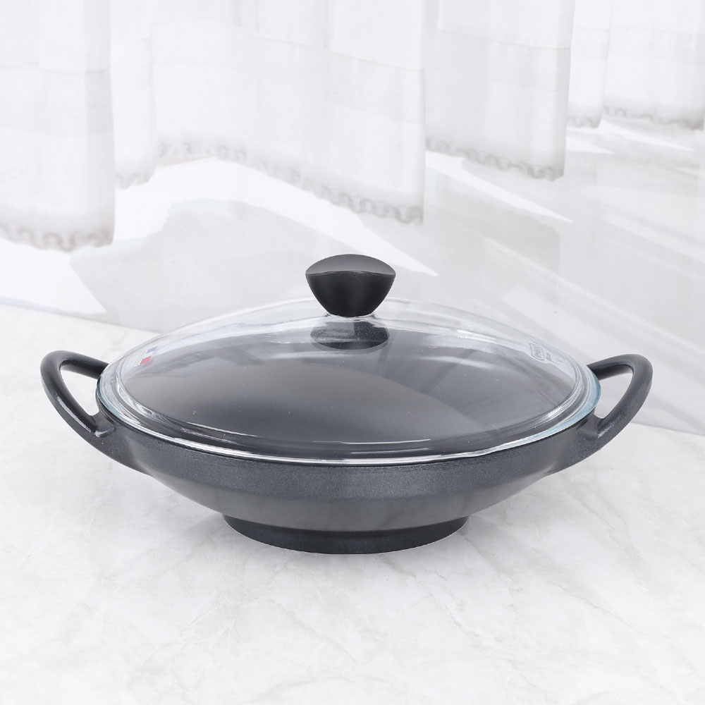 [단일] 알루아트 세라믹 양수웍 28cm 전골 냄비 나베 코팅 찌개