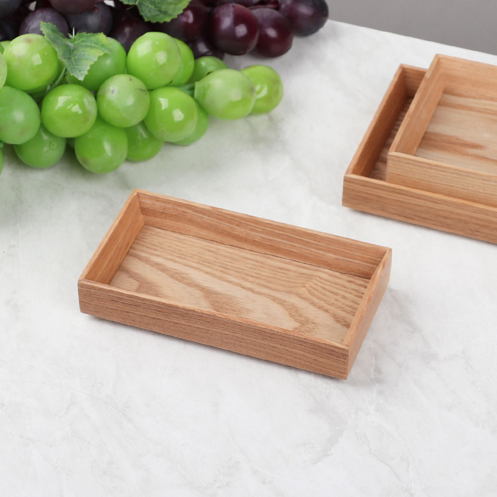 DS 우드 원목 직목 카스타 받침 미니 트레이 나무 디저트 AA 소