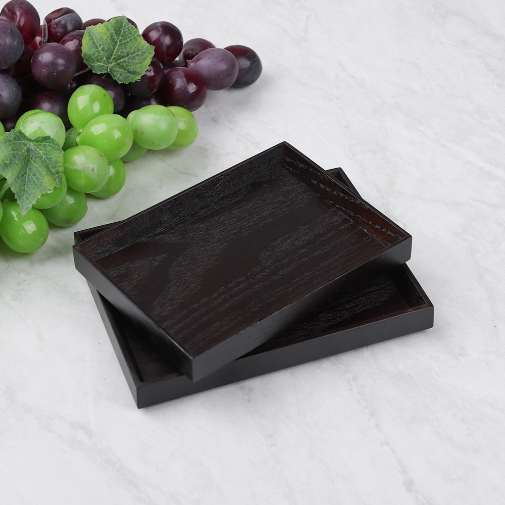 DS 우드 월넛 원목 카스타 받침 미니 트레이 디저트 테이블 받침대 AA 1호