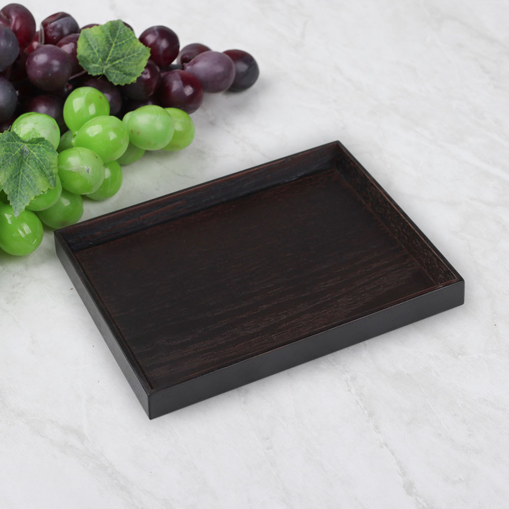 [단일] DS 우드 월넛 카스타 받침 3호 220 미니 트레이 테이블 디저트