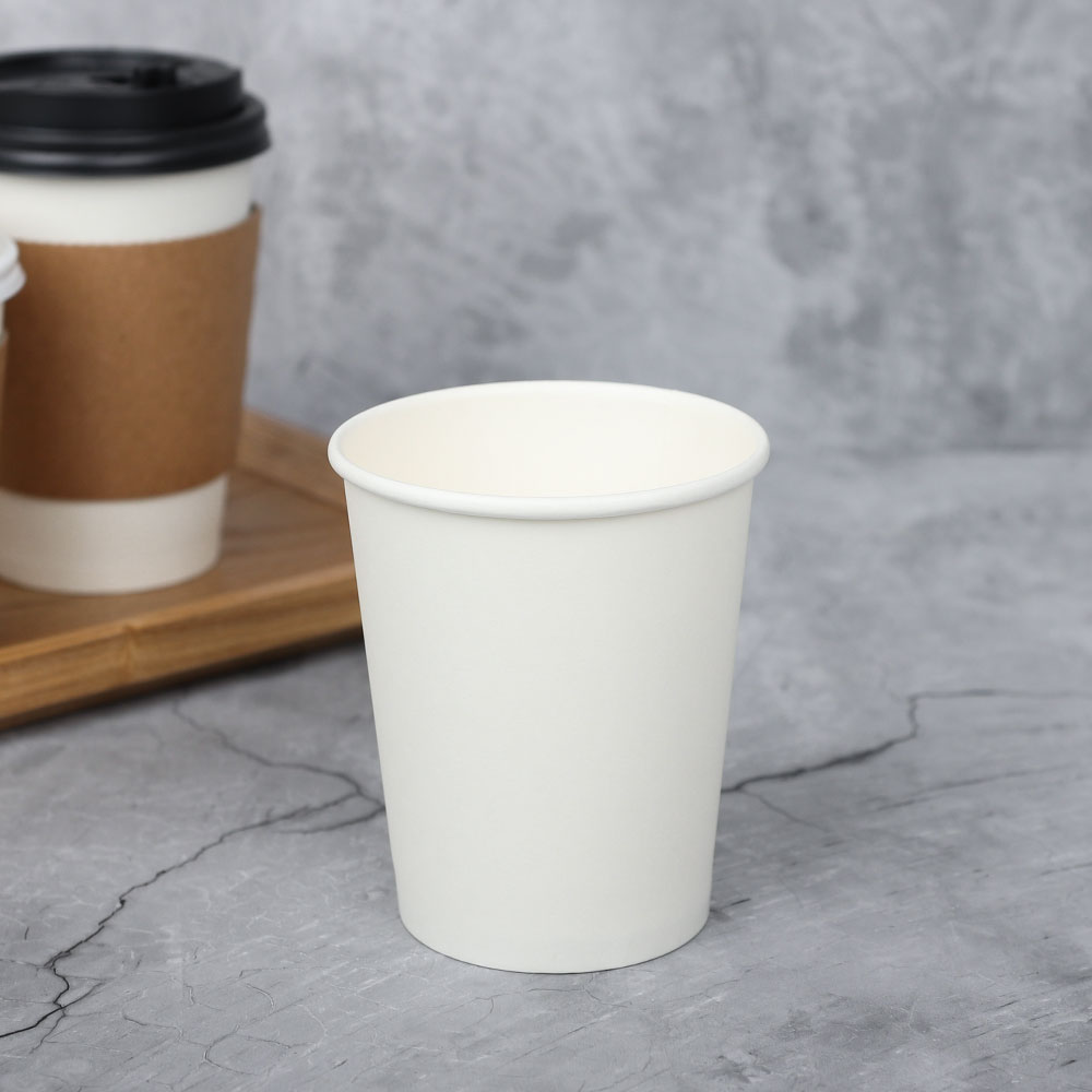 [단일] SG 종이컵 무지 10호 300ml 100개 일회용 컵 테이크아웃 카페